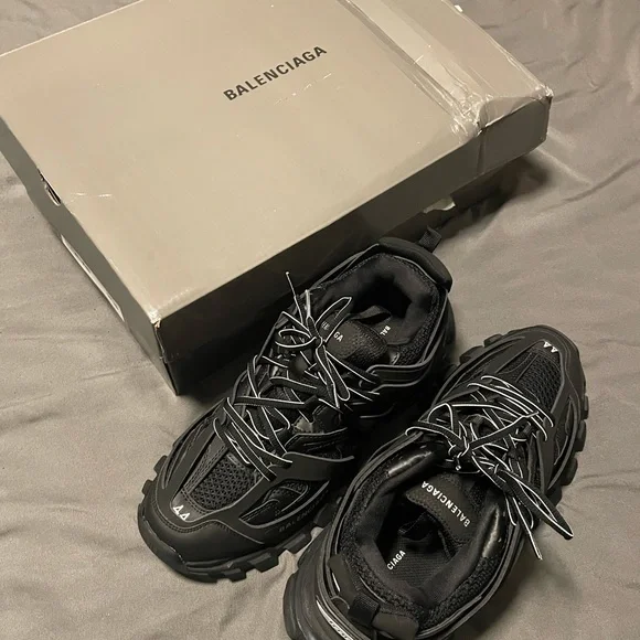 Shoes | Balenciaga Track Triple Black Slightly Used | Poshmark